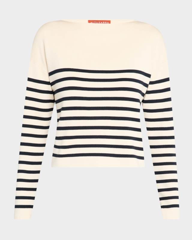 Ronnie Stripe Knit Sweat